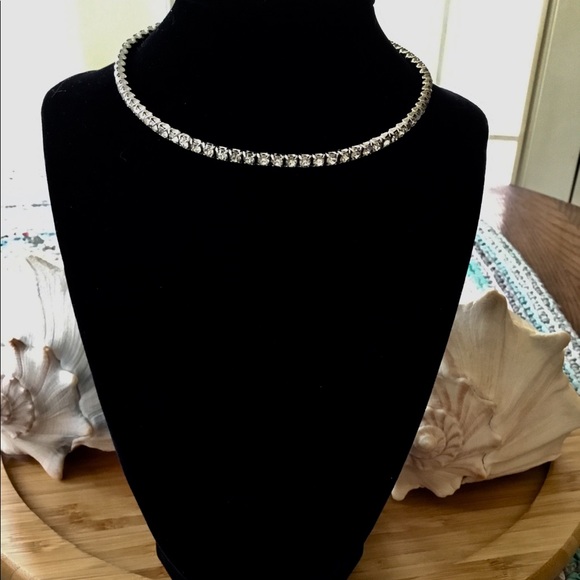 Vintage 1950’s Rhinestone Coil Choker. Fantastic - Picture 4 of 8